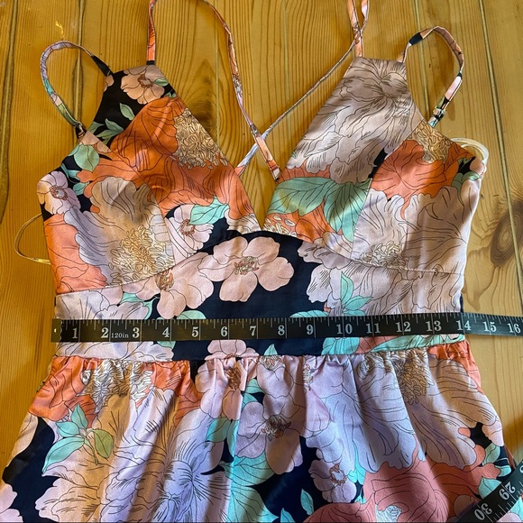 Lulus Dreamy Blooms Navy Blue Multi Floral Print Tiered Maxi Dress - Picture 9 of 15